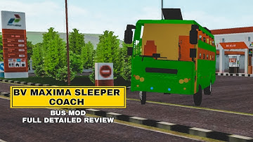 New Bv Maxima Sleeper Coach Beta Version Mod For Bussid | Full Detailed Review | A4 TECH media