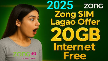 Zong sim lagao offer|Zong free internet code 2025|Zong band sim offer|Zong sim lagao offer code