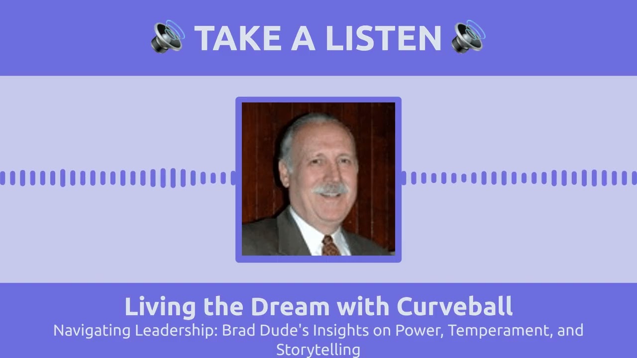 January 30 - Navigating Leadership: Brad Dude's Insights on Power, Temperament, and Storytelling - F