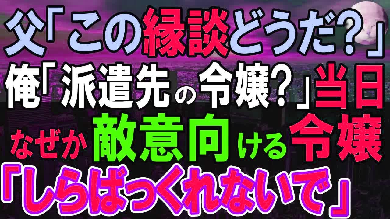 【感動する話】地味な派遣社員の俺に「お見合いしろ」と命じた父親→相手は勤務先の社長令嬢！俺絶句するも、 縁談当日いきなり破談を告げられ…【いい話・泣ける話・朗読】 meger
