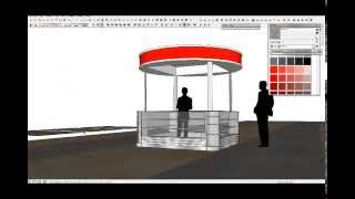 Sketchup quick 3D  Modeling a Stand