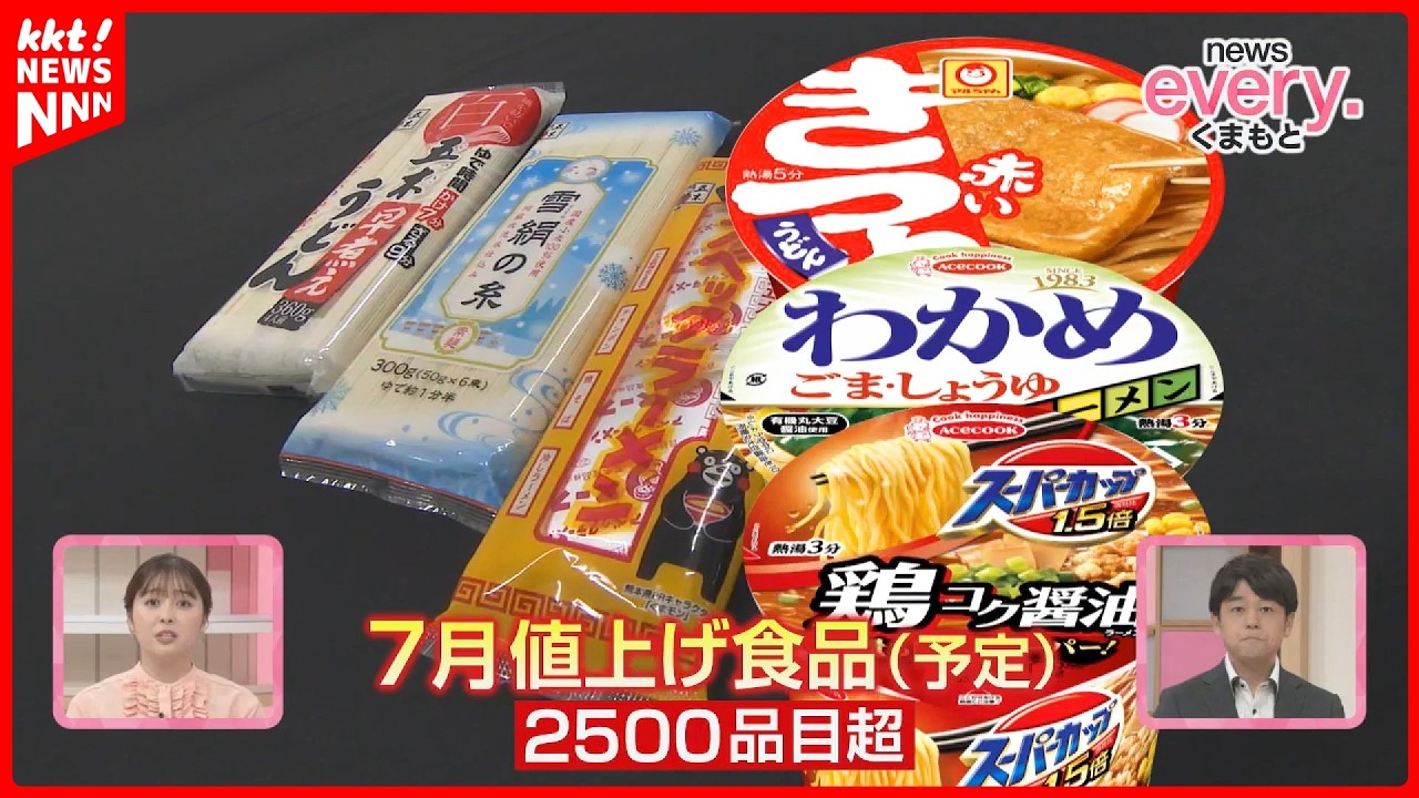 値下げトースト　22点まとめ Price Hikes Continue in July] Over 2,500 Items Affected Including