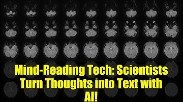 Mind-Reading Tech: Scientists Turn Thoughts into Text with AI!