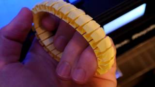 3D Printing on makerbot replicator 2 - Bracelet