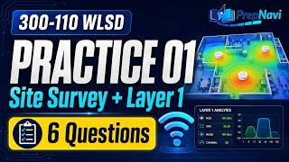 Cisco 300-110 WLSD Practice Questions: RF Site Survey & Interference | Practice 01