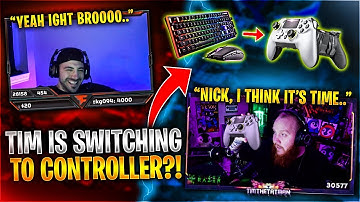 Timthetatman is SWITCHING To Controller?!  Feat. KingRichard & NioRooch
