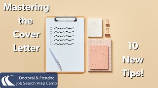 Mastering the cover letter in 10 steps