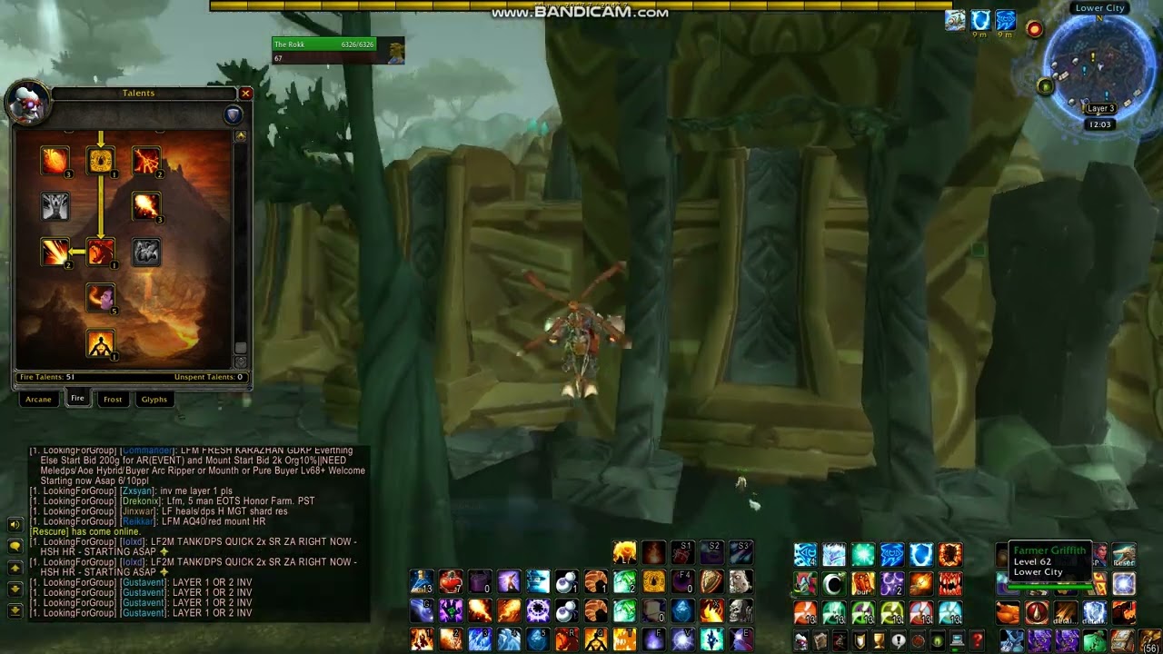 SKILL BUILD TALENTS MAGE FIRE UNTUK FARMING/BOOSTING WOW WOLTK