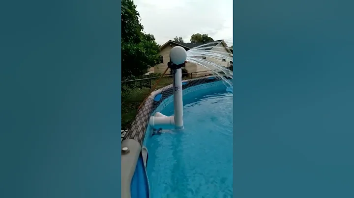easy diy pool fountain