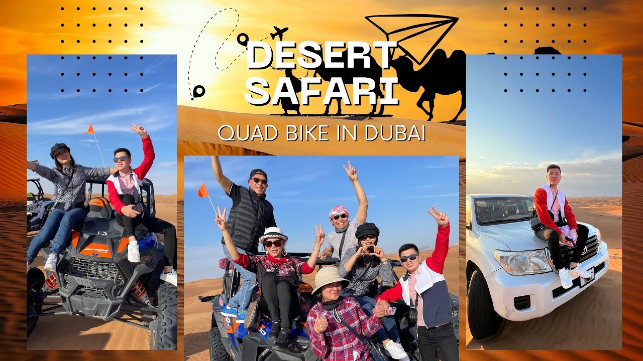 Dubai Desert Safari Sand Blasting Quad Bike Dubai Tour YouTube