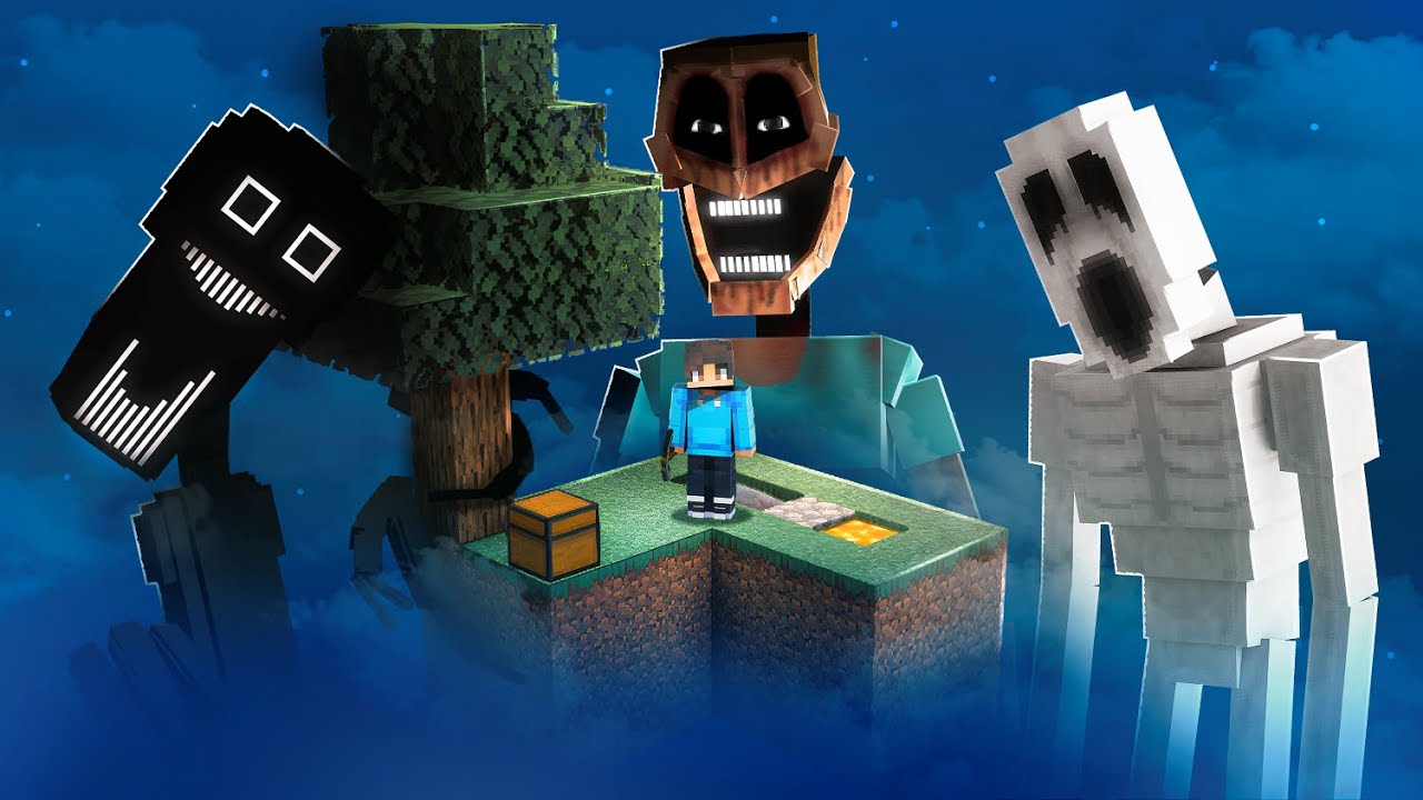 Surviving Every Horror Mod On Minecraft Skyblock… - YouTube