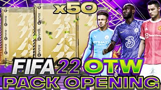 50 x GOLD UPGRADE PACKS! + ONES TO WATCH PLAYER PACK! - FIFA 22 Ultimate Team Pack Opening