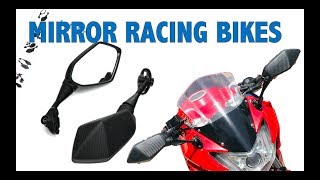 LMoDri Motorcycle Mirrors Sport Bike Rear View For Honda CBR F4 F4i/RC5 yamaha Aliexpress Unboxing