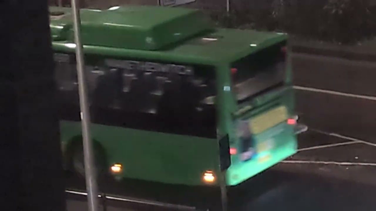 Here is the Green Electric bus in Cardiff Saturday 10 January 2026
