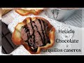 Helado de Chocolate y Barquillos caseros | Sin máquina | Cocinando Tentaciones