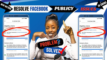 How To REMOVE CONTENT MONETIZATION POLICY VIOLATION   Resolve Facebook Content Policy Issues.