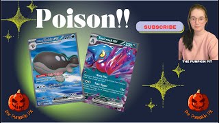 Poison Deck! Toxicroak EX and Clodsire EX with Atticus supporter