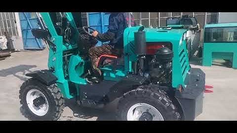 luzun mini multifunction wheel loader 0.8-1ton rated load