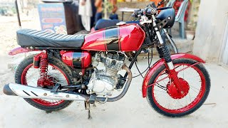 Cafe Racer 125 Modified | Honda CG-125 Modification And Repainting By E&amp;EP Autos