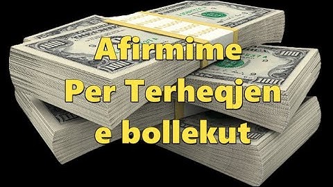 Afirmime Per Terheqjen E Bollekut   Fito Para Duke Medituar   Degjoje Cdo Dite