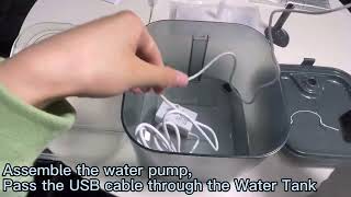 How to Wash&Disassemble Petory Automatic Pet Water Fountain