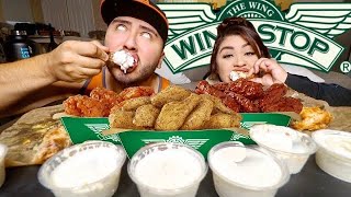 WINGSTOP MUKBANG EATING SHOW RANCH!!!!!!