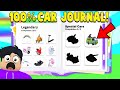 I Completed 100% CARS in *NEW* Adopt Me JOURNAL!