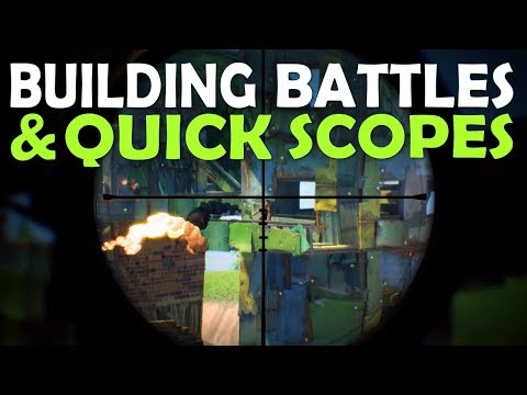 INTENSE BUILDING BATTLES & QUICK SCOPES | DAEQUAN CANT SNIPE? - (Fortnite Battle Royale)