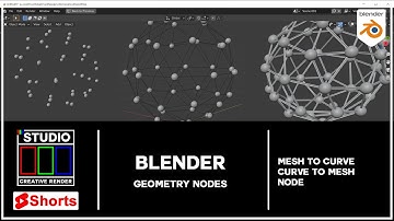 Blender 3.0 procedural modelling with geometry nodes #shorts