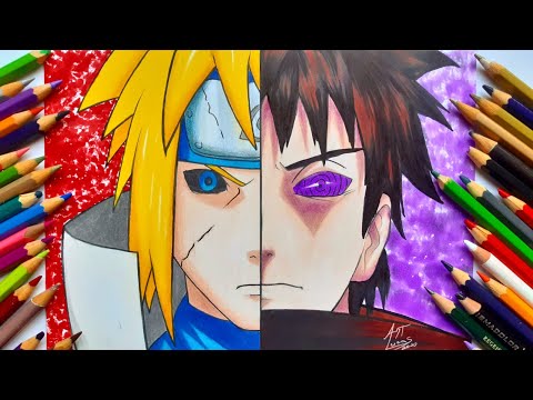 Como Desenhar o Minato / Kakashi / ( Naruto ) 