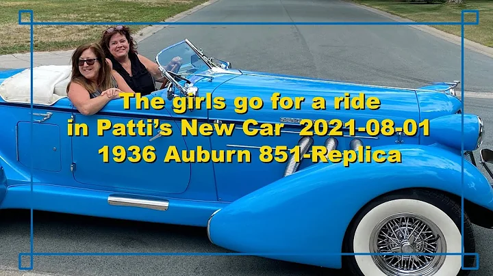 Auburn 1936 Speedster 851 - Patti go's for a Sunday ride