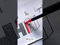 How to draw 3d letter 'H' 🤔😱