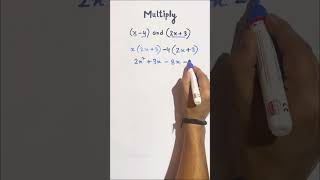 Multiply the binomials | Algebraic Expressions & Identities | Class 8