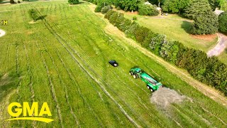 How rock dust is used to fertilize farms, clean the air