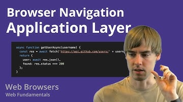 4.7 Web Browsers - Browser Navigation - Application Layer