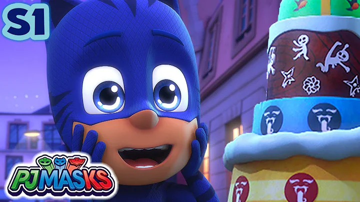 Catboy and the Great Birthday Cake Rescue E17 | PJ Masks S1 | Cartoon for kids
