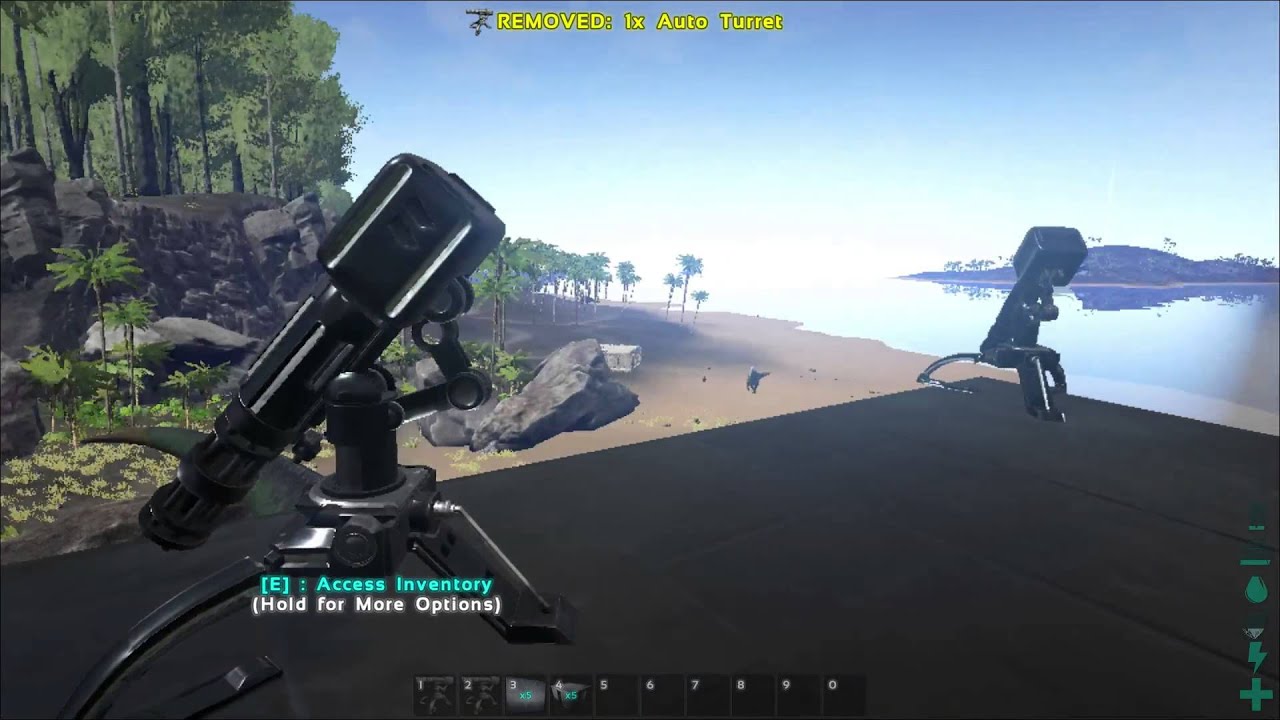 Ark Survival Evolved Bronto Collidable Saddle Platform build on