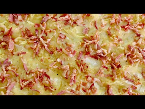 Vídeo: Como Fazer Flambé De Torta De Cebola Da Alsácia