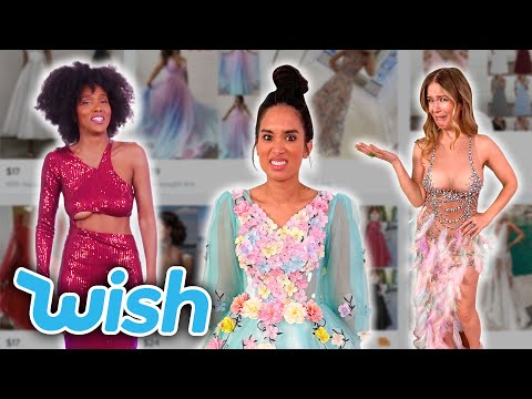 The WEIRDEST Wish Formal Dresses: Online vs Reality?