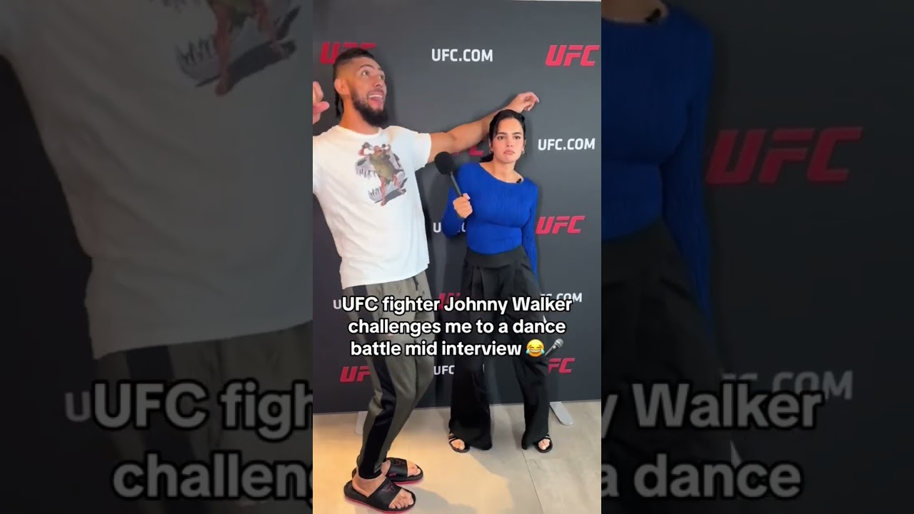 Johnny Walker started dancing mid interview LOL 