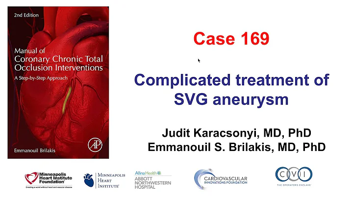 Case 169: Manual of CTO PCI - Complicated Rx of a SVG aneurysm