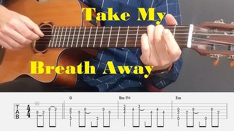 Take My Breath Away Guitar version - Guitar performance video thumbnail