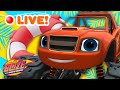 🔴LIVE: Blaze&#39;s Summer Adventures, BIG Jump Rescues, Games &amp; More! | Blaze and the Monster Machines