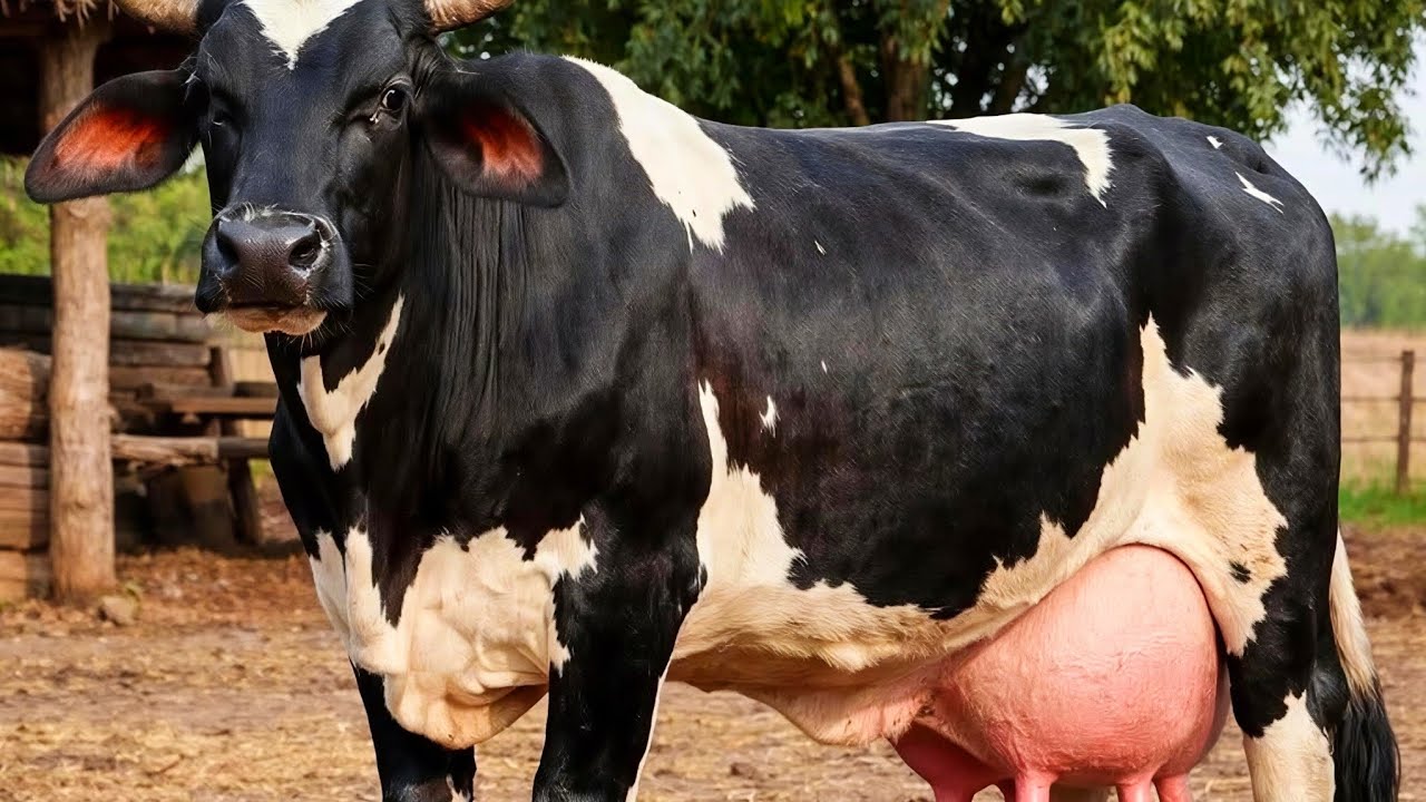 ১৫০ হাজারে ১৫ লিটার ও ১৮০ হাজারে ১৮ লিটার দুধের বাচ্চাসহ গাভী।