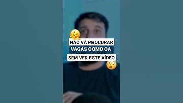 Não vá procurar vagas como QA sem ver este vídeo #qa #testedesoftware #shorts