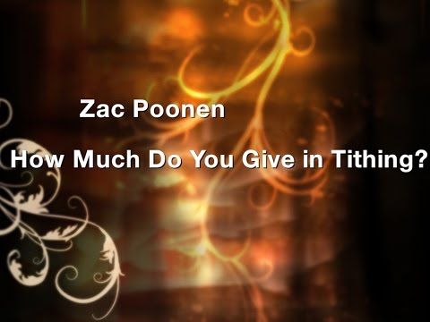 Zac Poonen - How Much Do You Give in Tithing? | New