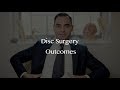 What are the the long term side effects of lumbar spinal disc surgery (microdiscectomy)?