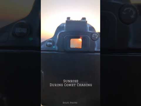 Sunrise during Comet