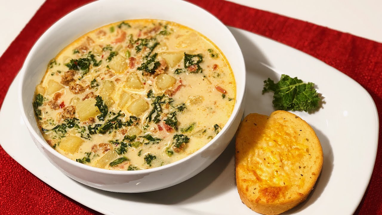 ZUPPA TOSCANA OLIVE GARDEN’S SOUP (SOPA COMO LA DE OLIVE GARDEN) YouTube