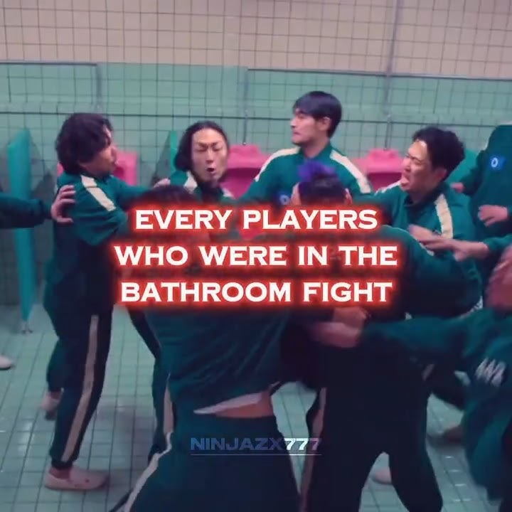 Every players who were in the Bathroom Fight [Squid Game Edit] - NinjaZX777